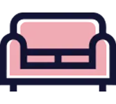 Sofa icon – old furniture and couch disposal services