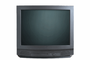 Old television – electronics disposal and recycling service